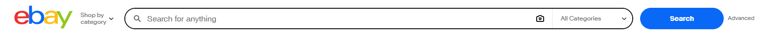 eBay search bar